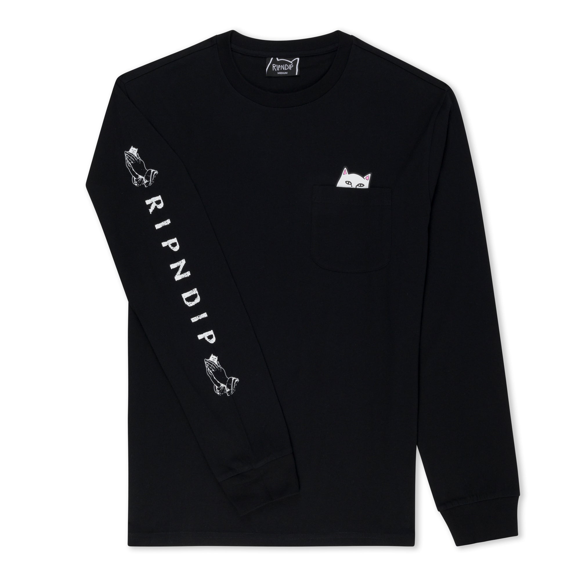 Lord Nermal L/S Pocket Tee (Black)-IYAMIUIO
