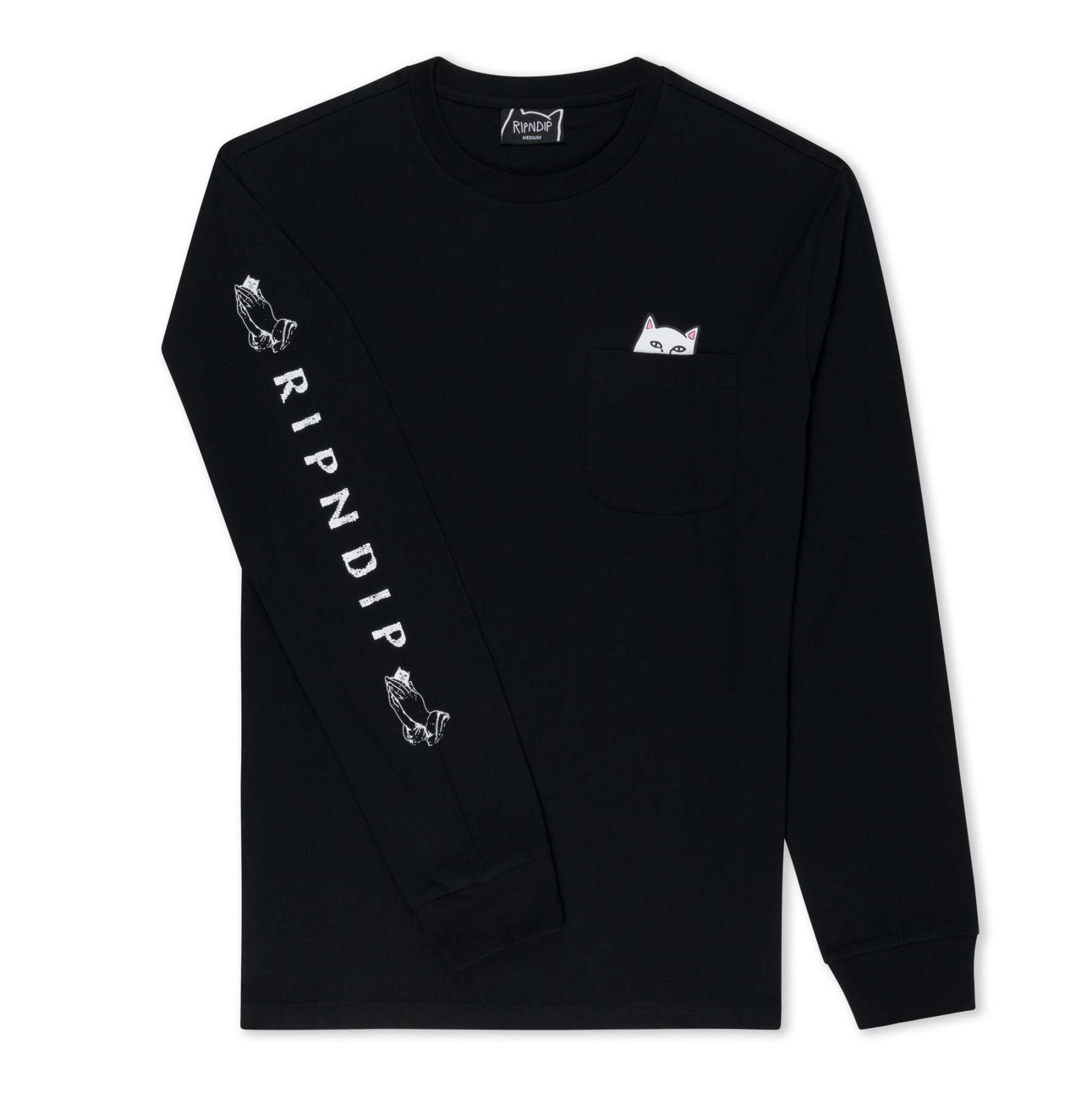 Lord Nermal L/S Pocket Tee (Black)-IYAMIUIO