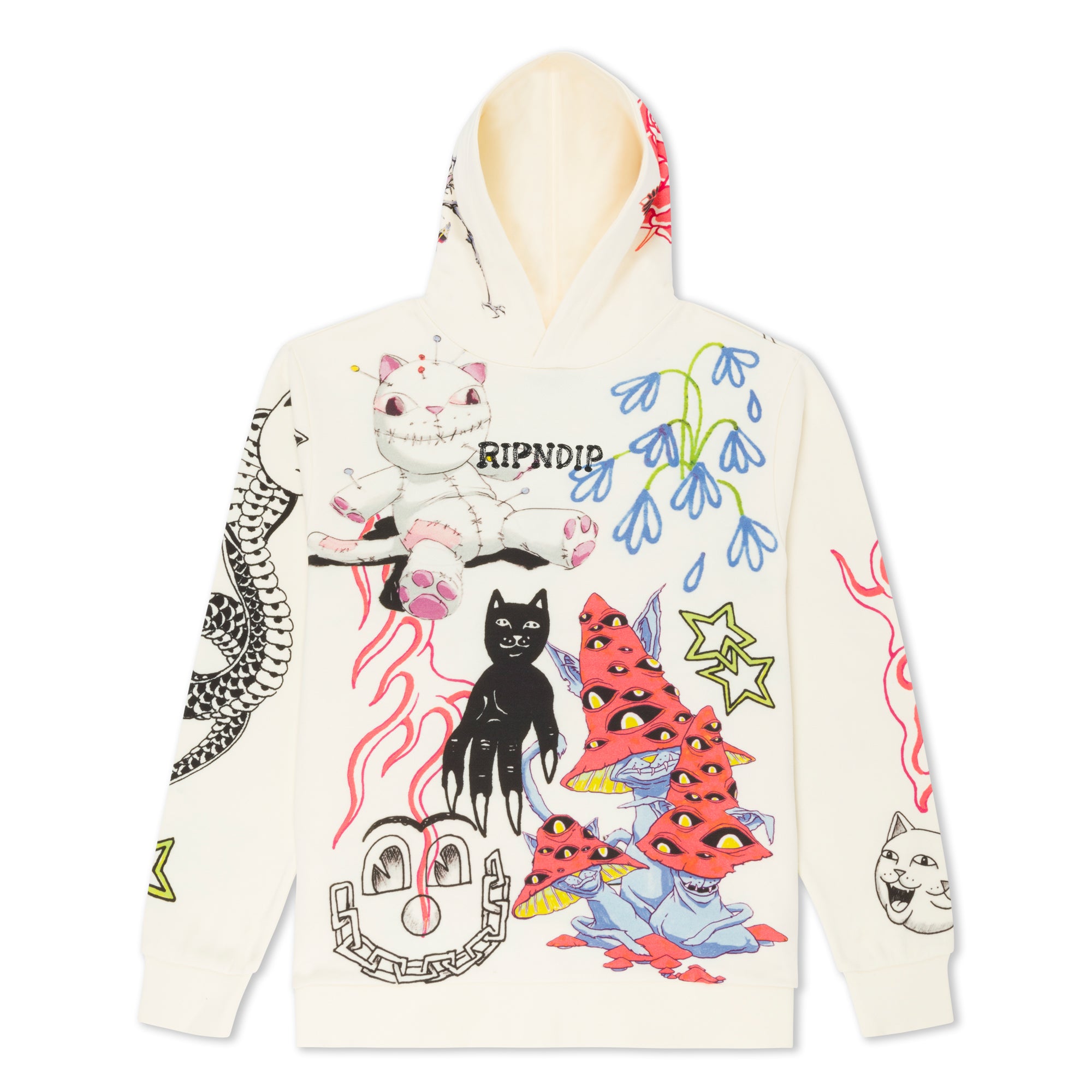 Travis Hoodie (Off White)-IYAMIUIO