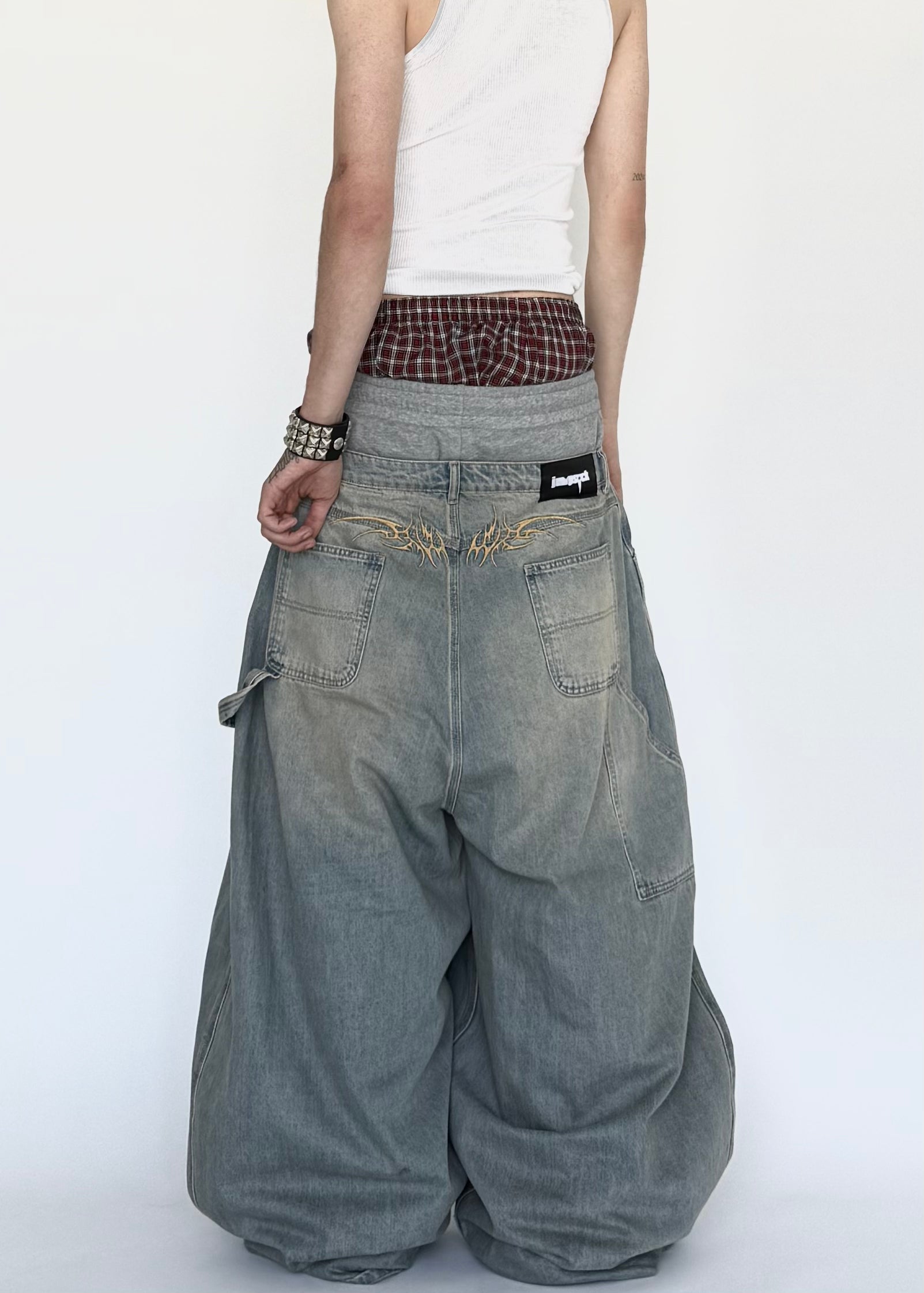 DOUBLE WAISTED BAGGIEST-IYAMIUIO