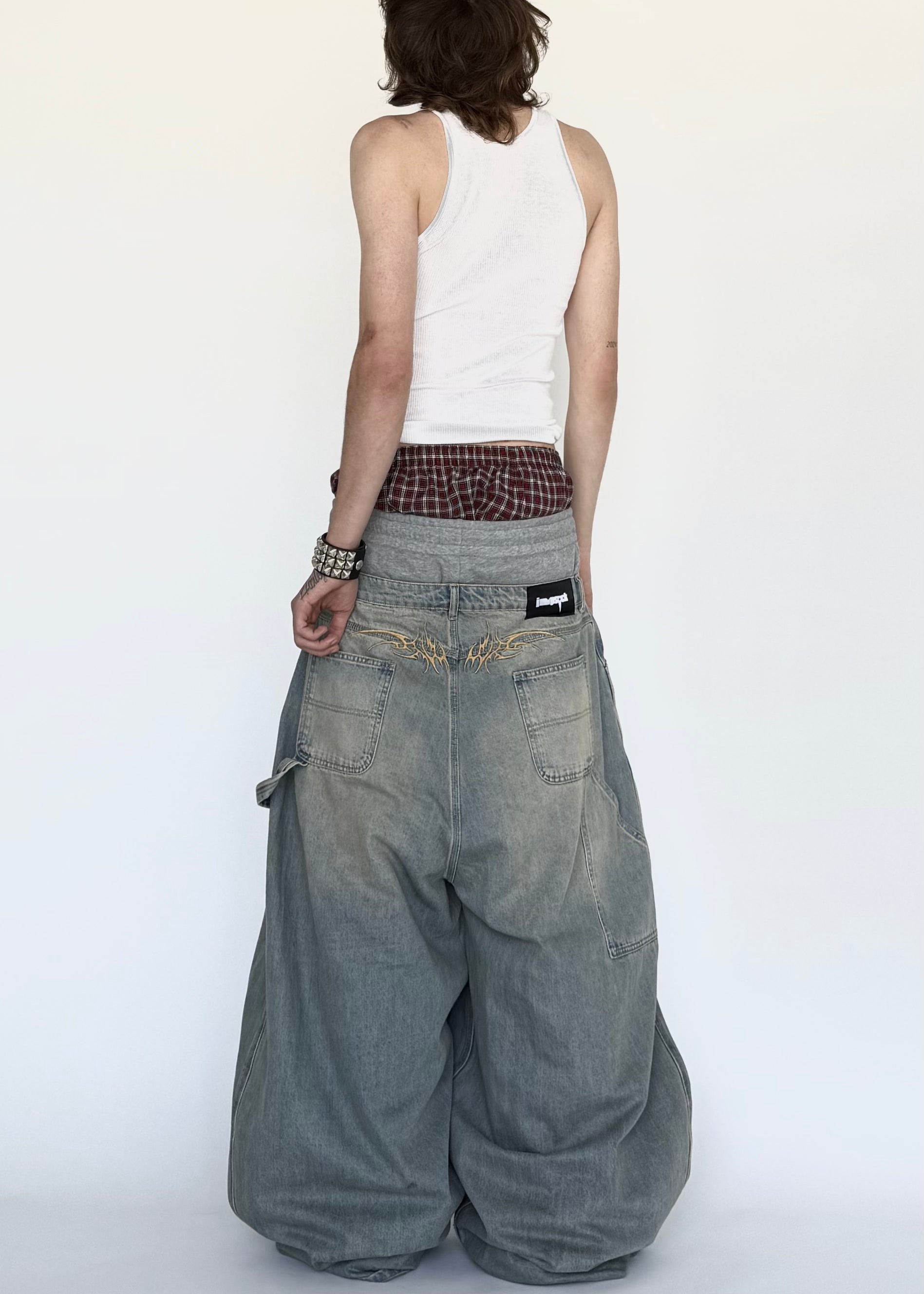 DOUBLE WAISTED BAGGIEST-IYAMIUIO