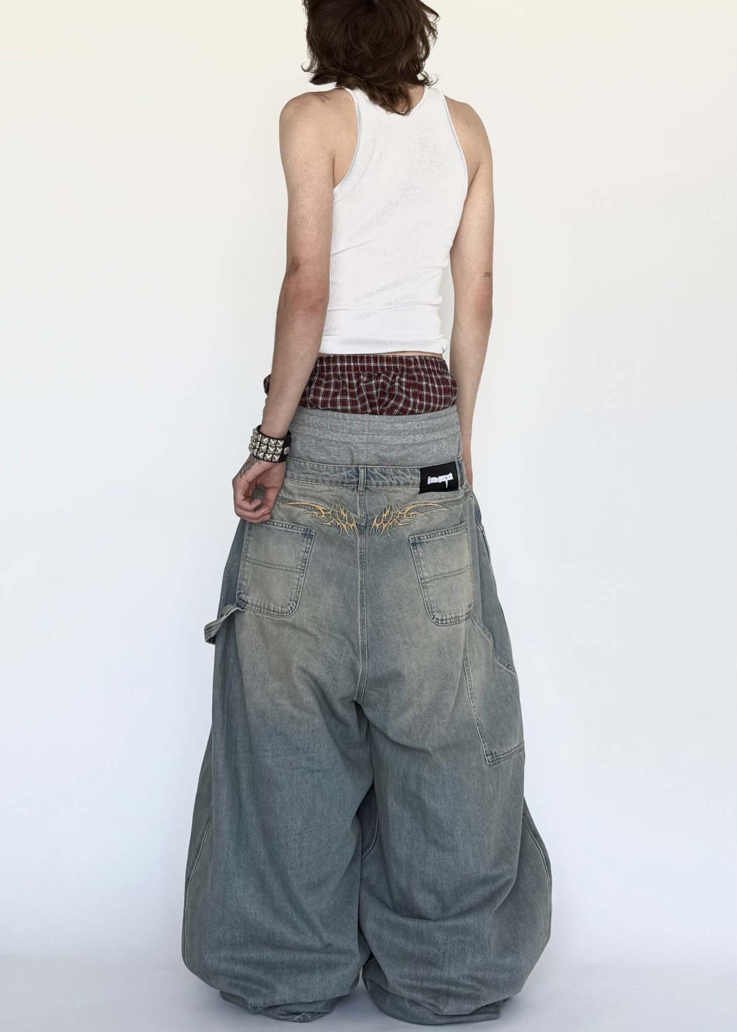 DOUBLE WAISTED BAGGIEST-IYAMIUIO