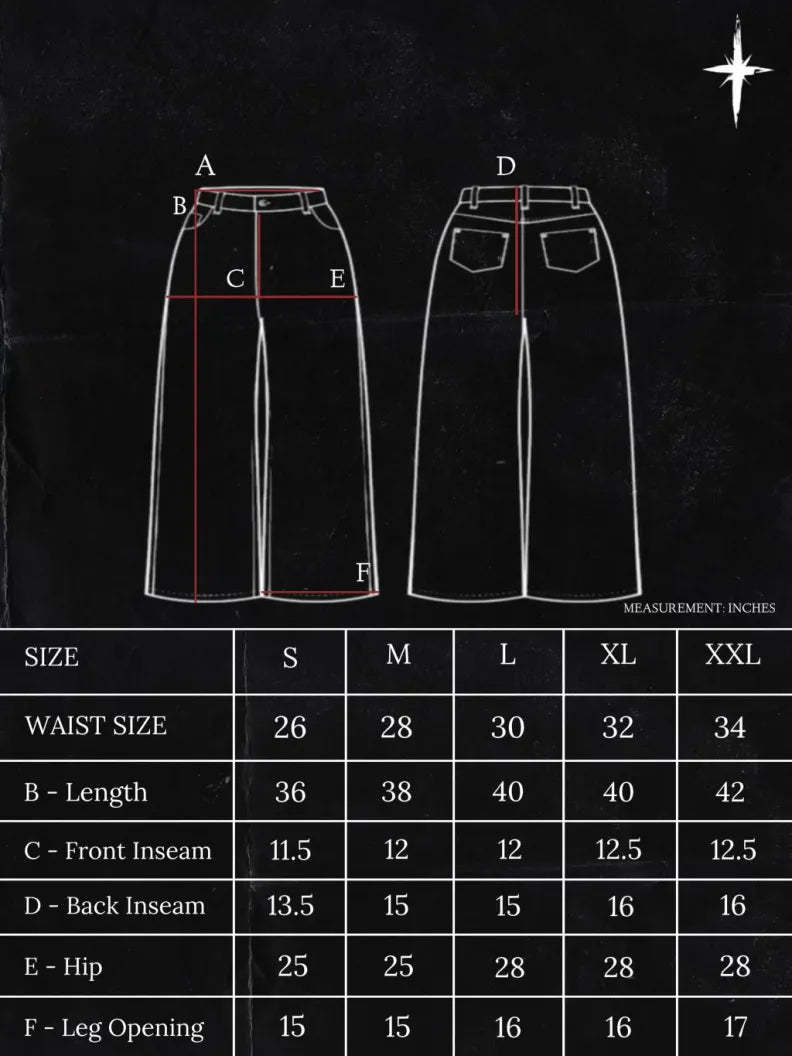 Archangel Baggy Jeans-IYAMIUIO