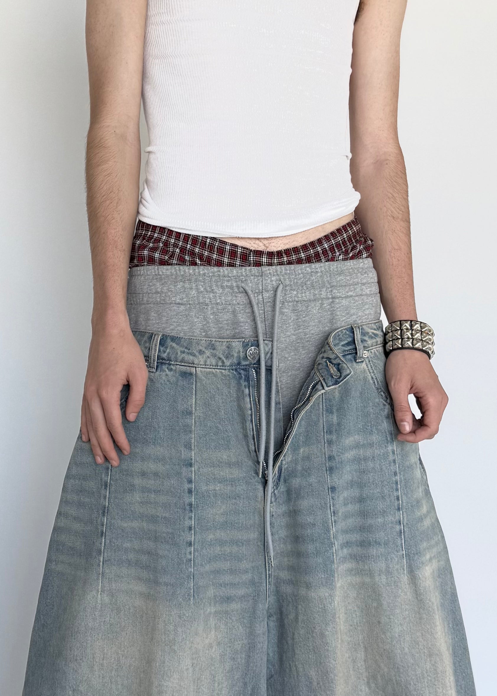 DOUBLE WAISTED BAGGIEST-IYAMIUIO