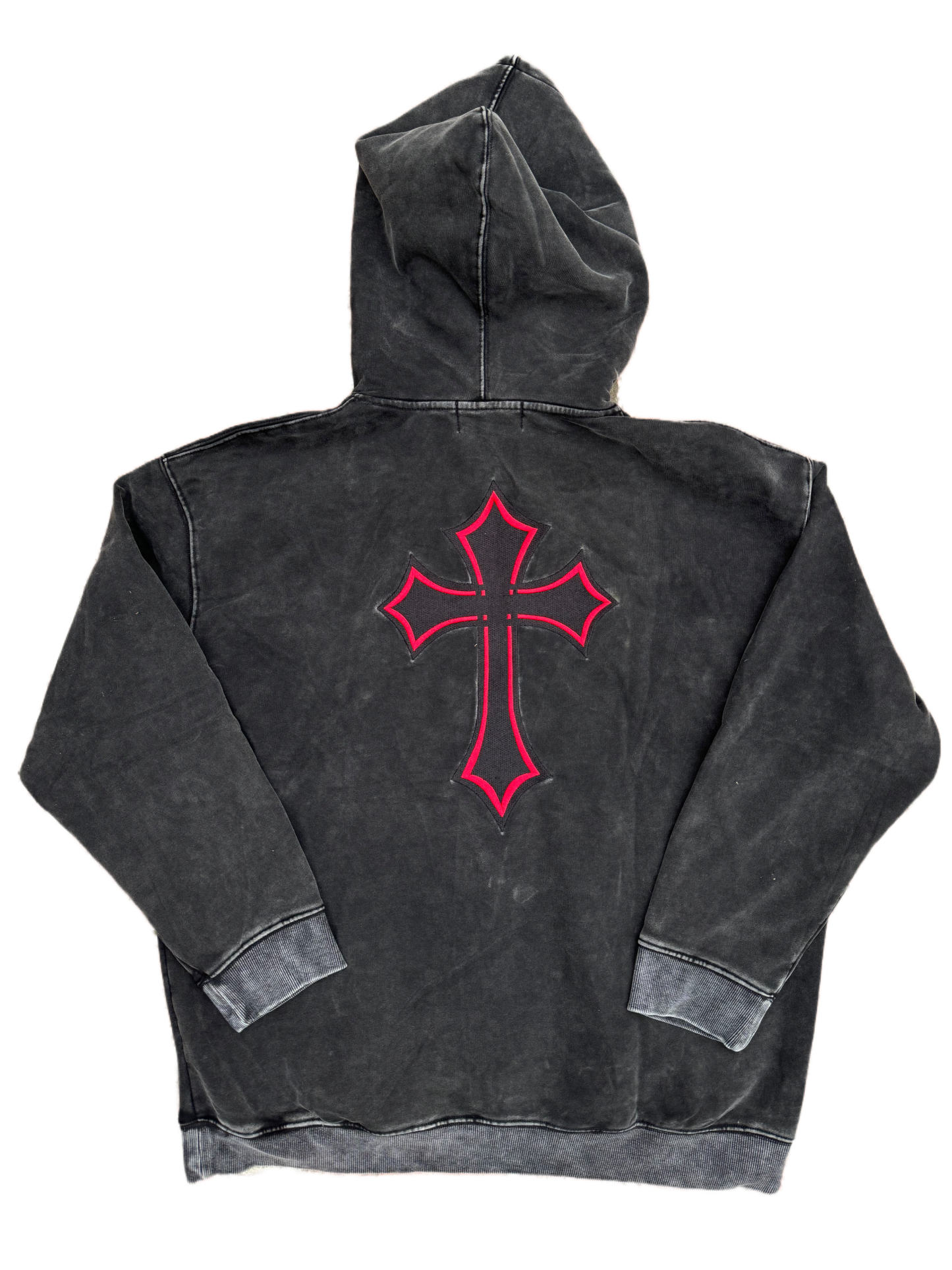 Red Cross Hoodie-IYAMIUIO