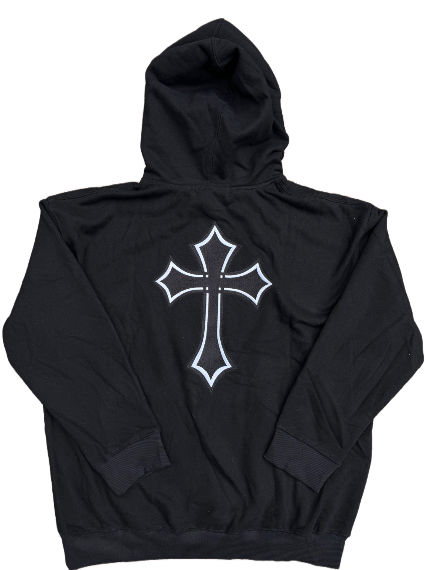 White Cross Hoodie-IYAMIUIO
