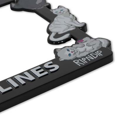 Man I Love Felines License Plate Holder (Black)-IYAMIUIO
