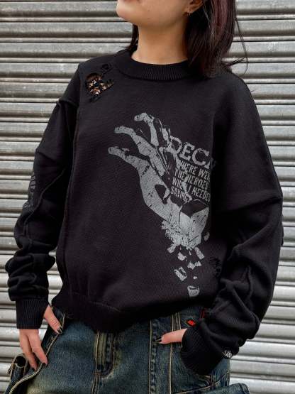 "DECAY" Knit-IYAMIUIO