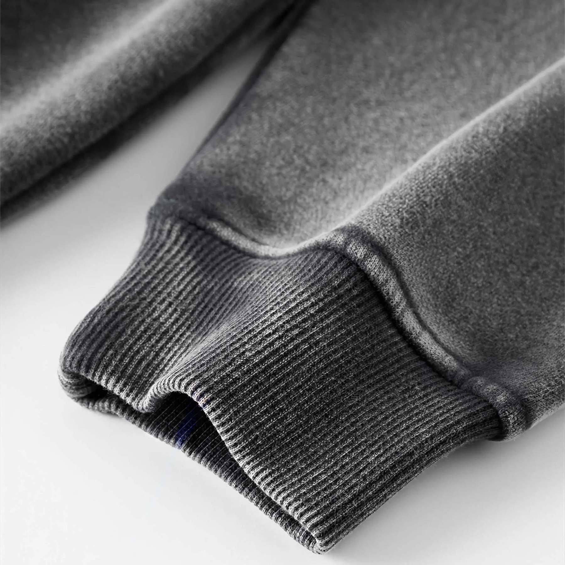 Loose Fit Washed Zip Up Hoodie-IYAMIUIO