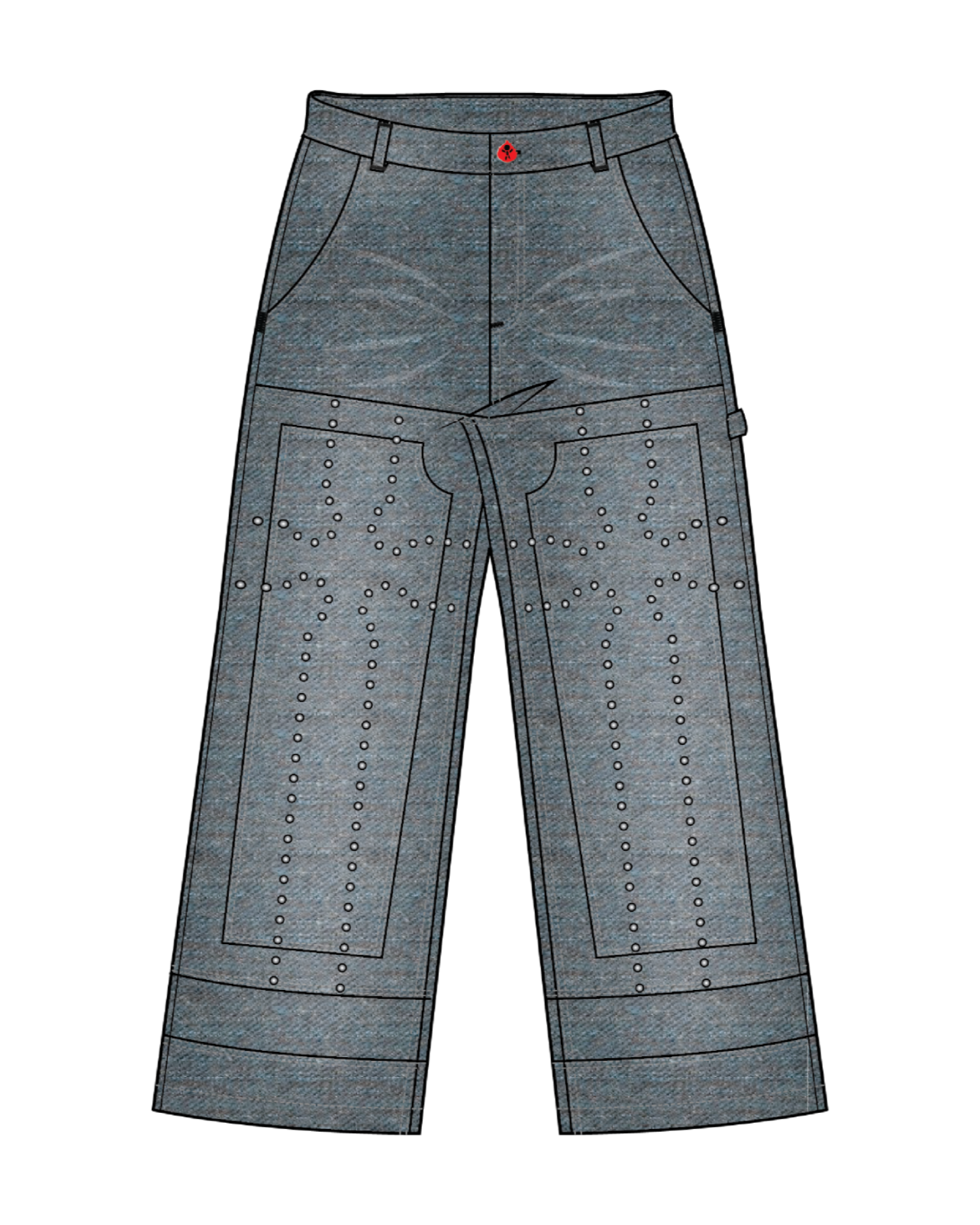 "ROCKSTAR" Jeans-IYAMIUIO