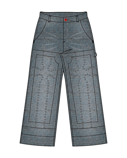 "ROCKSTAR" Jeans-IYAMIUIO