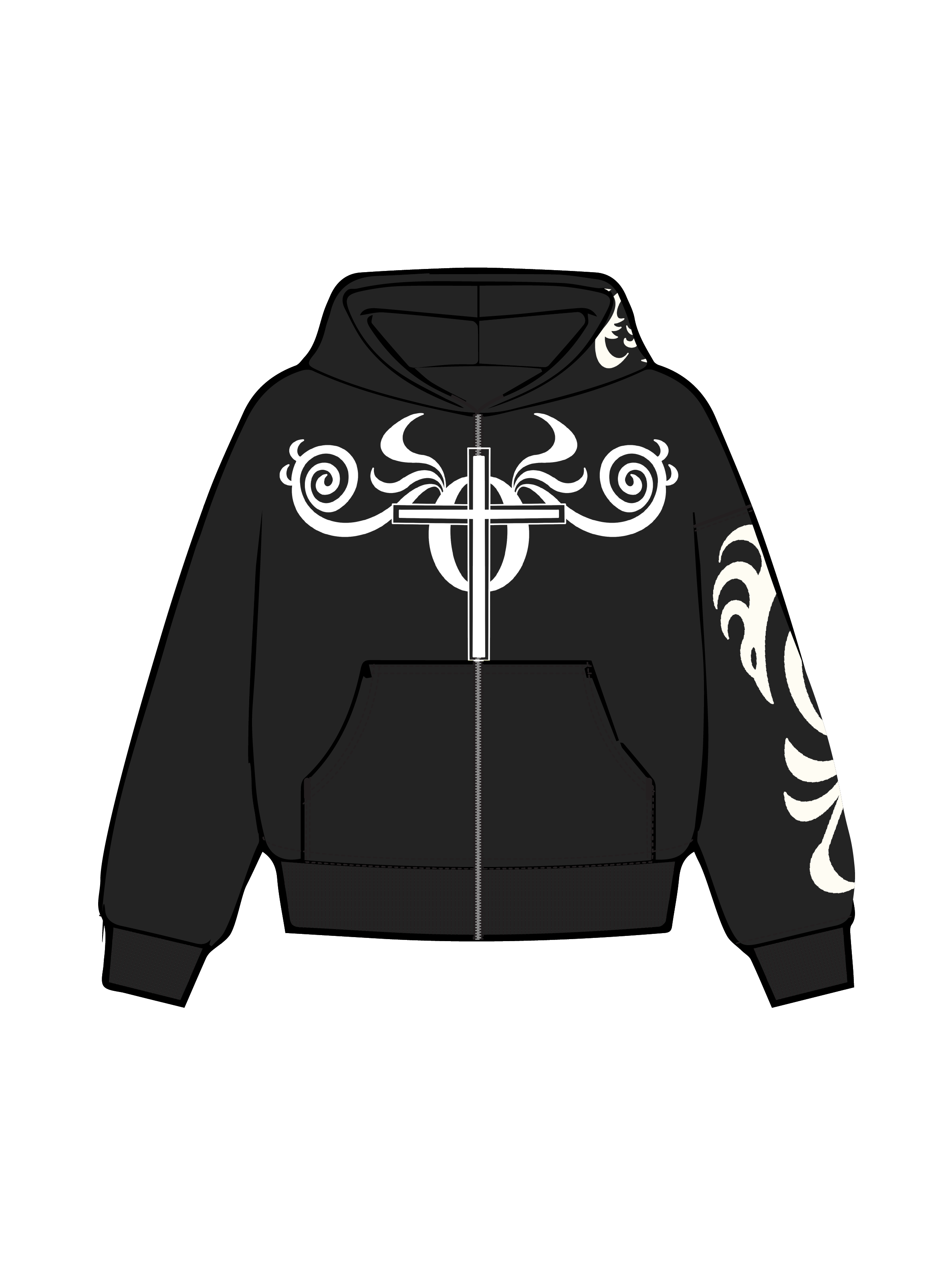 "Unmatched Brutality" Hoodie-IYAMIUIO