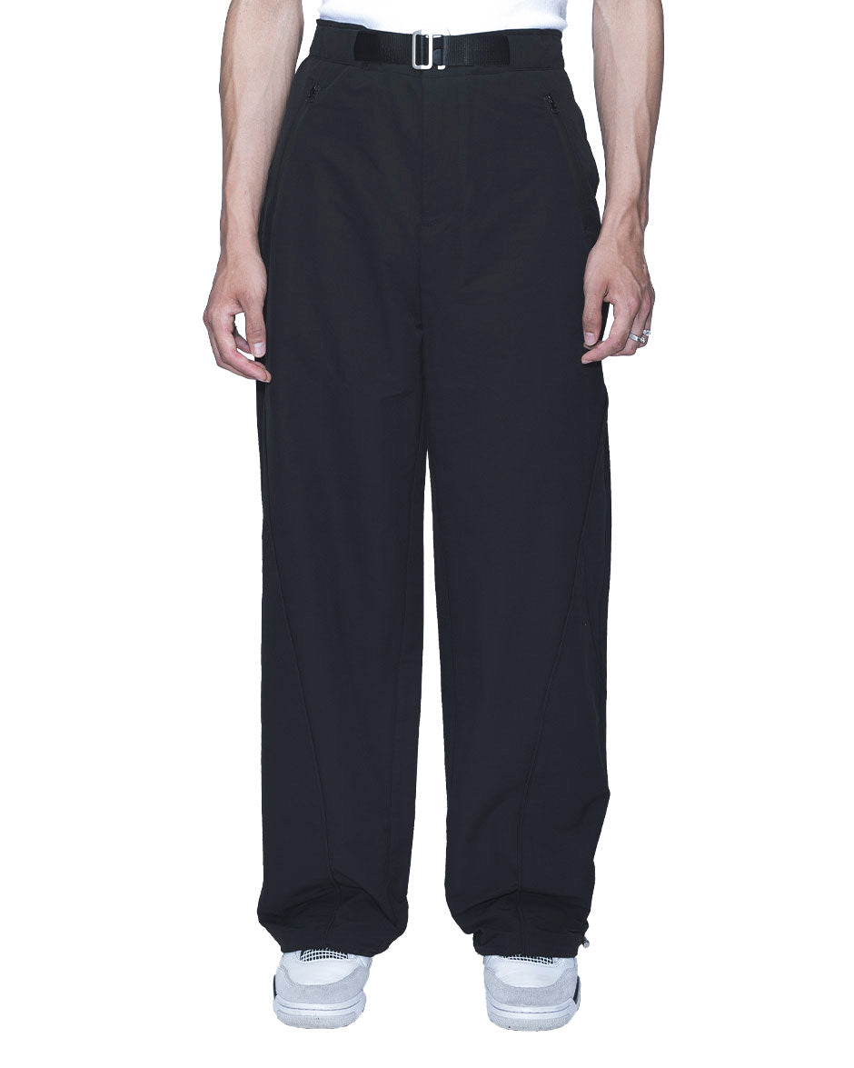 Nylon Sewing Line Pants-IYAMIUIO