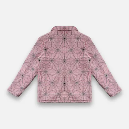 Demon Slayer Tapestry Button-Up jacket-IYAMIUIO