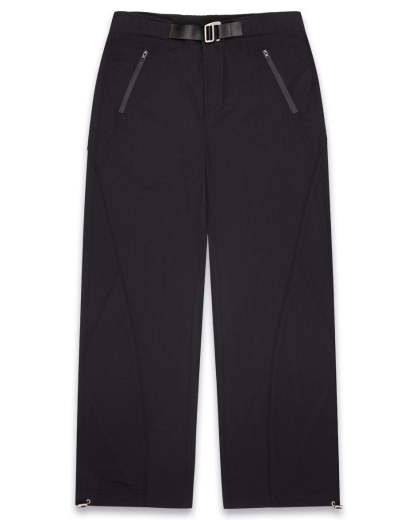 Nylon Sewing Line Pants-IYAMIUIO
