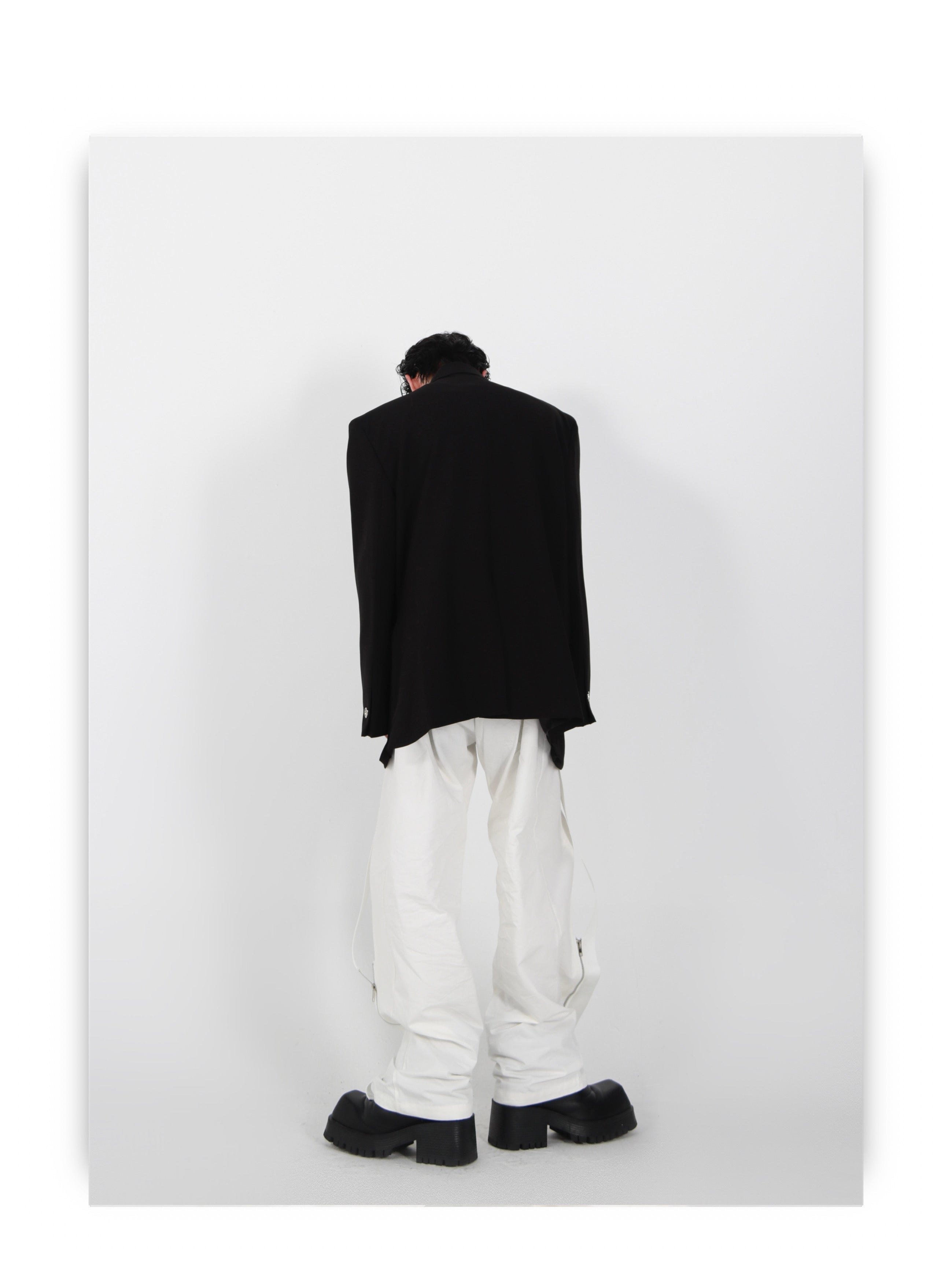 Irregular Slit Design Jacket-IYAMIUIO