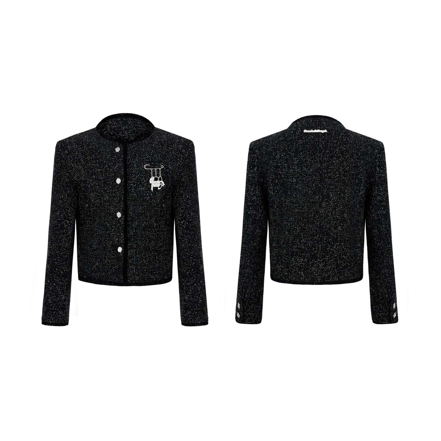 【24s Oct.】Chanel Style Shiny Texture Light Luxury Jacket-IYAMIUIO