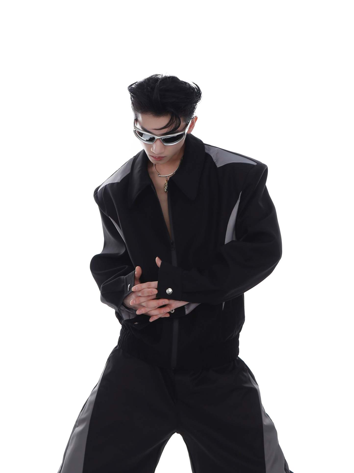 【23s Mar.】Shoulder Pads Thin Jacket-IYAMIUIO