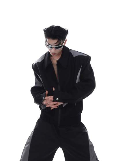 【23s Mar.】Shoulder Pads Thin Jacket-IYAMIUIO