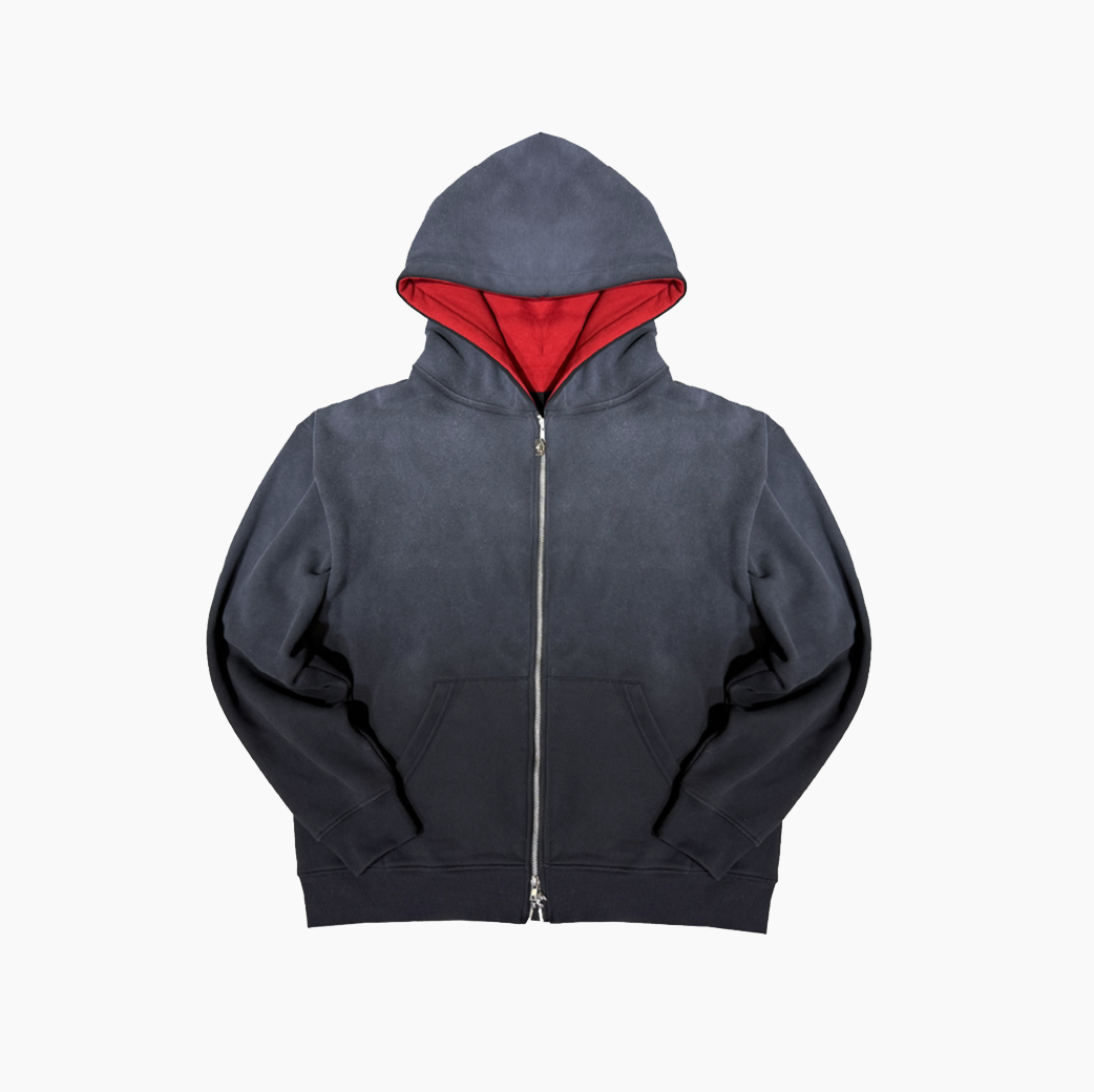 Occult Zip Hoodie (Free scarf)-IYAMIUIO