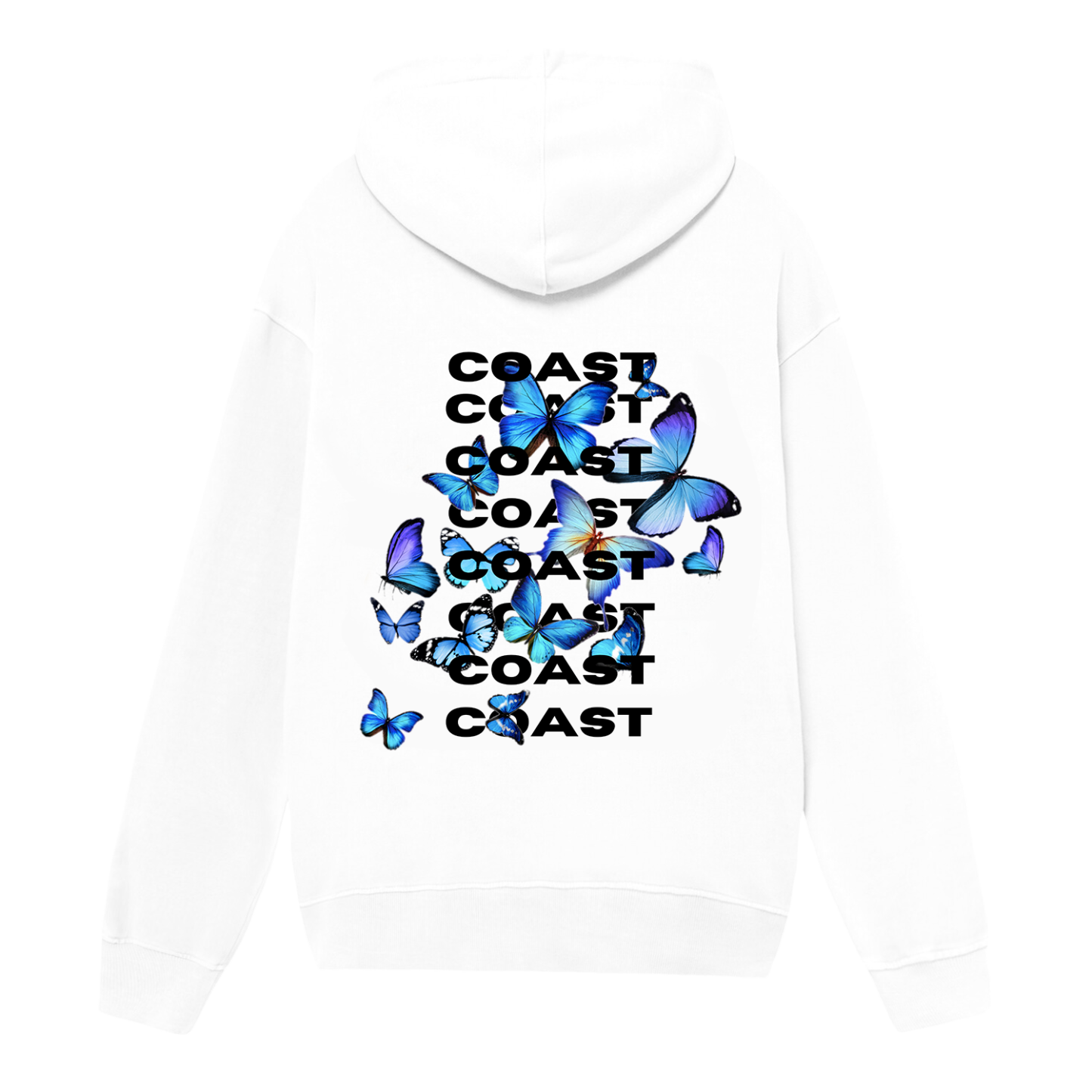 Coast Butterfly Premium Hoodie-IYAMIUIO