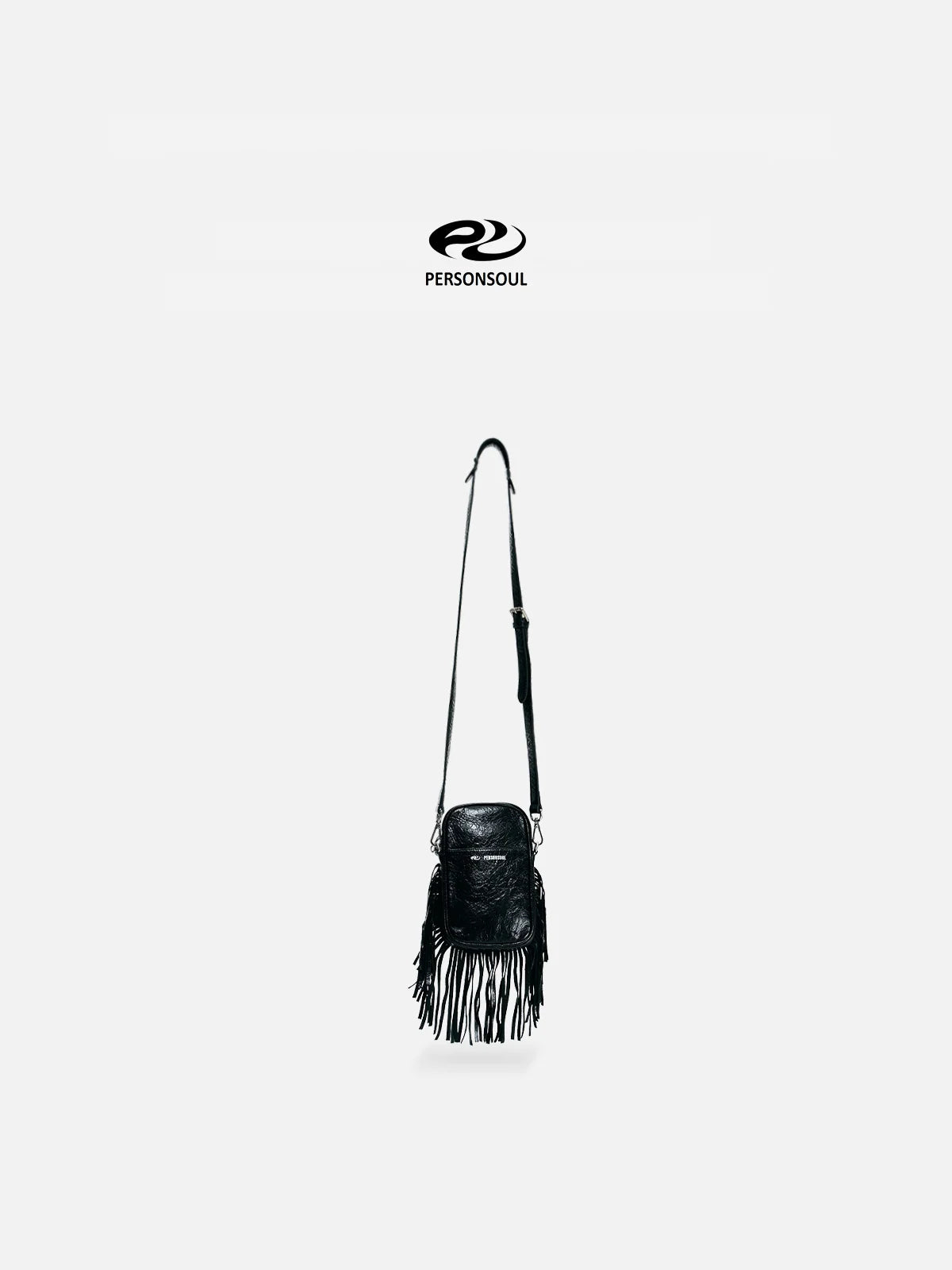 Personsoul Fringe Leather Cell Phone Bag-IYAMIUIO