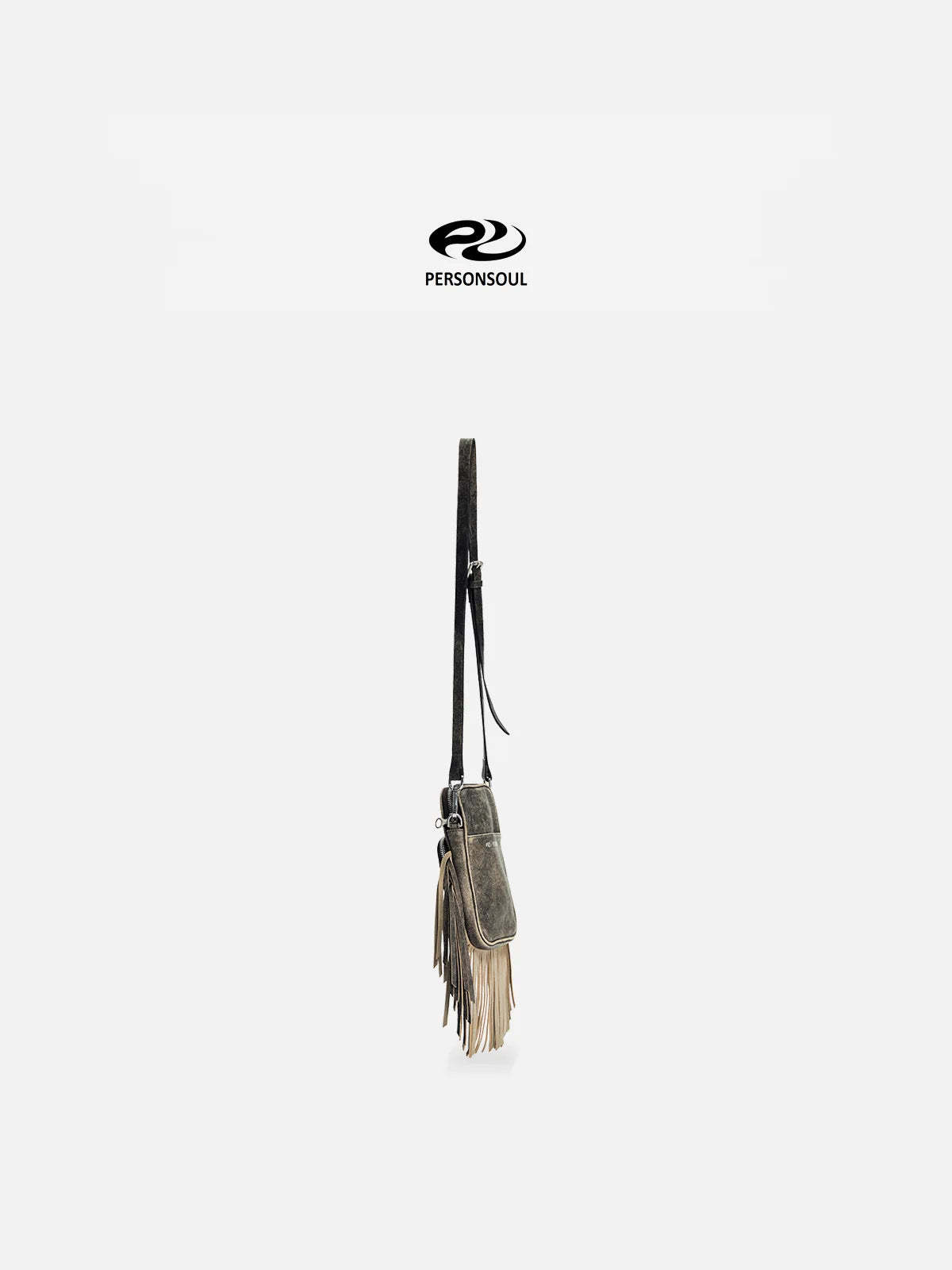 Personsoul Fringe Leather Cell Phone Bag-IYAMIUIO