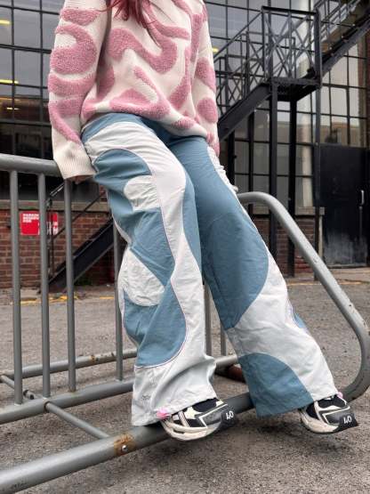 "WHY ME?" Parachute Pants-IYAMIUIO