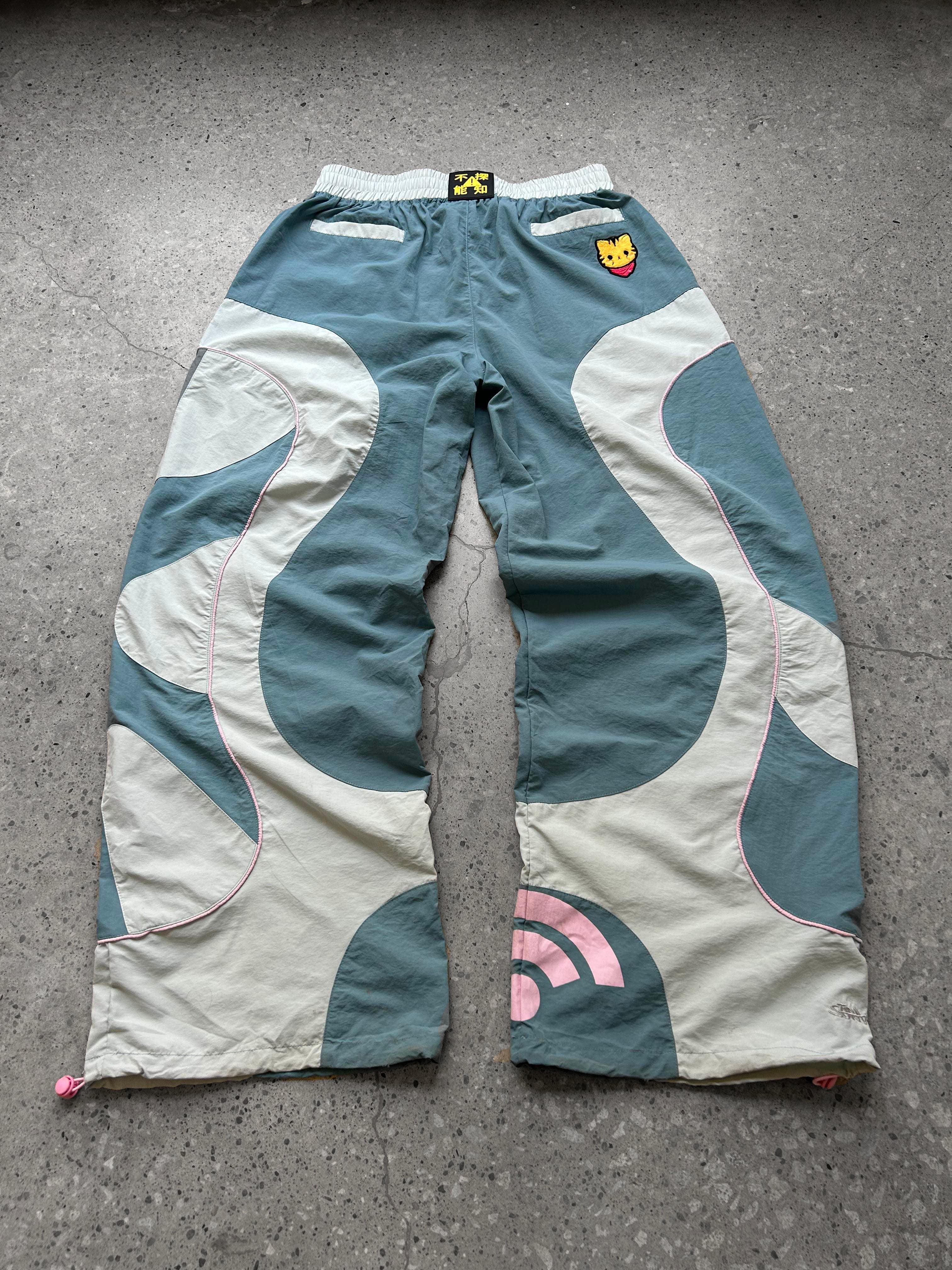 "WHY ME?" Parachute Pants-IYAMIUIO