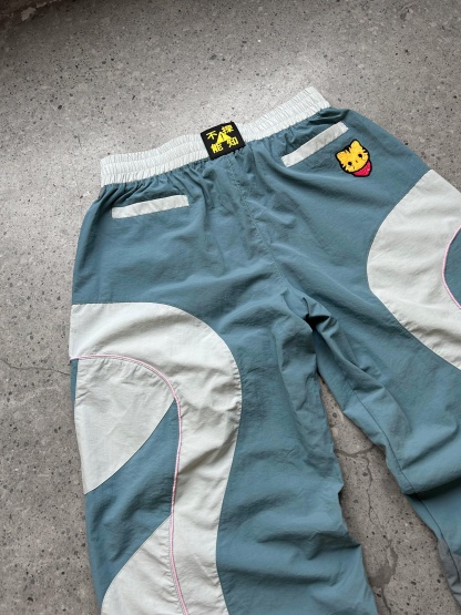 "WHY ME?" Parachute Pants-IYAMIUIO