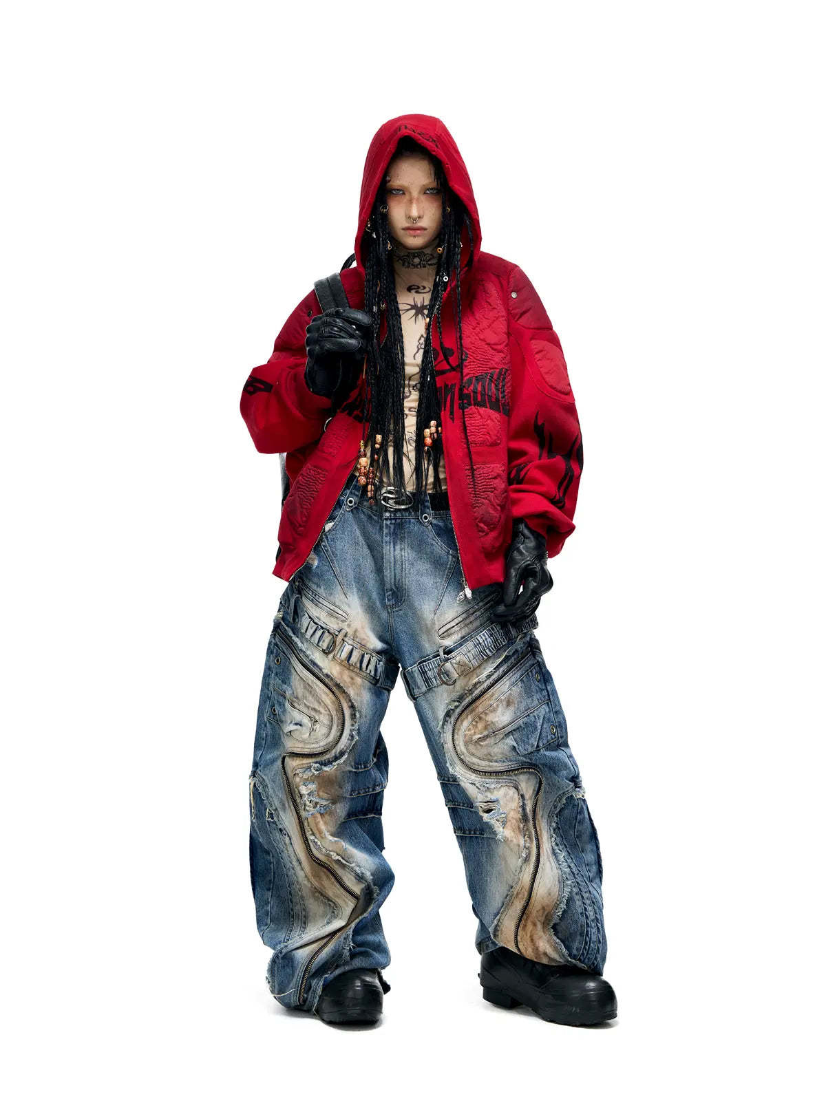 Racer Hoodie Jacket-IYAMIUIO