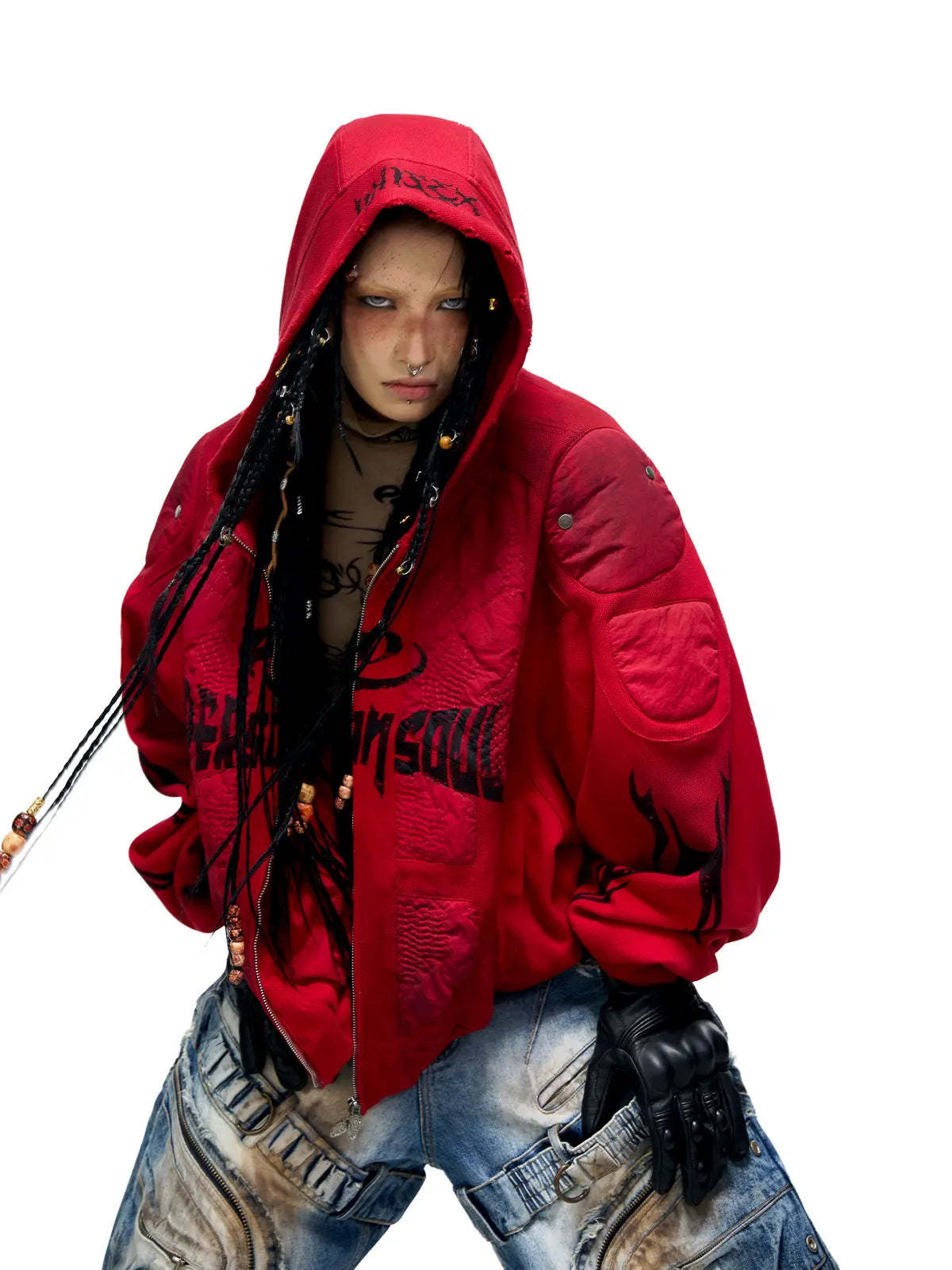 Racer Hoodie Jacket-IYAMIUIO