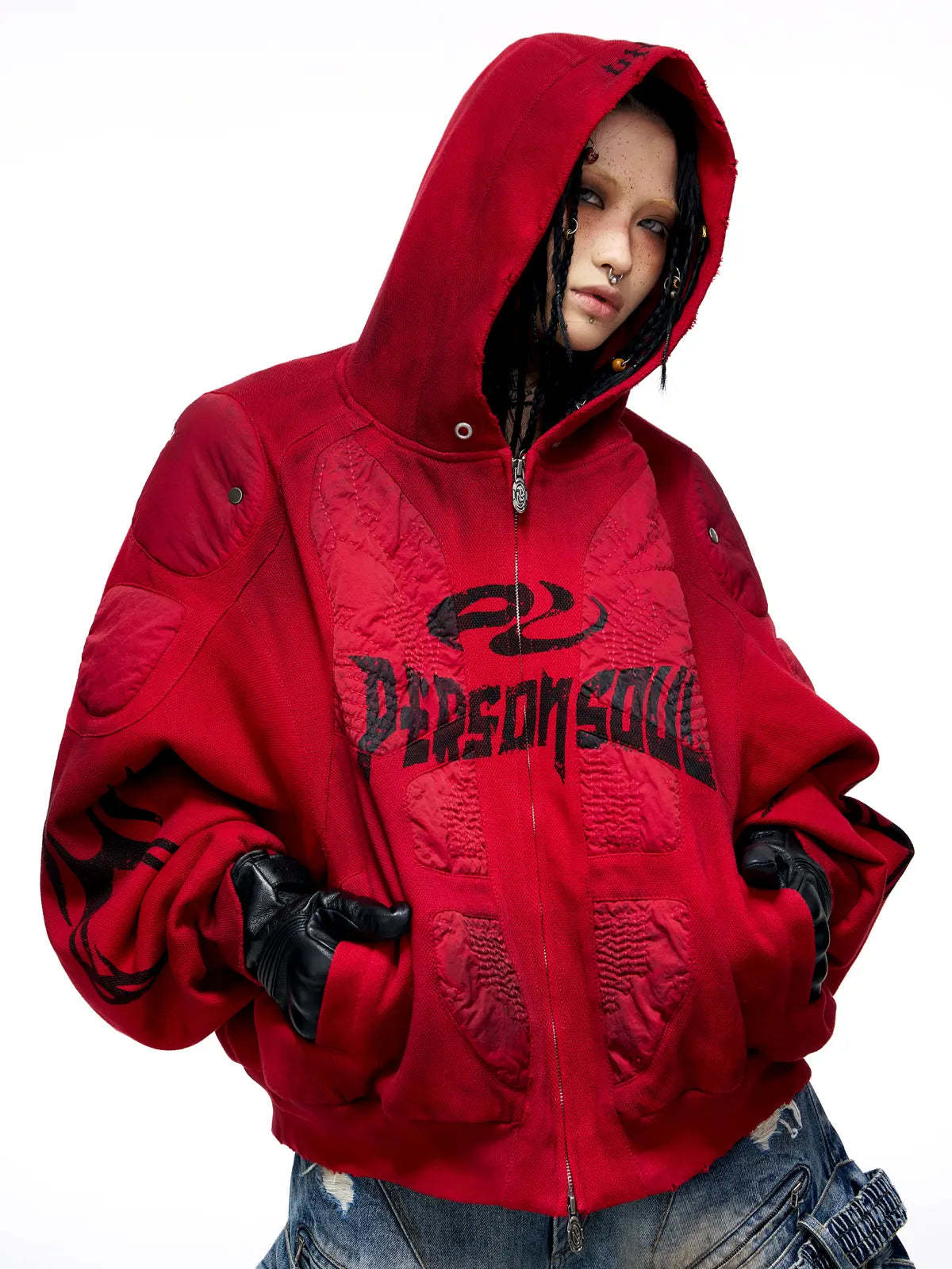 Racer Hoodie Jacket-IYAMIUIO