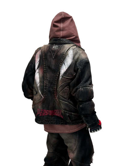 Scarlet Denim Jacket (only 60 pieces)-IYAMIUIO