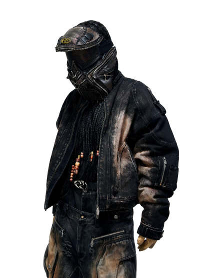 Dirty Wash Denim Jacket (only 60 pieces)-IYAMIUIO