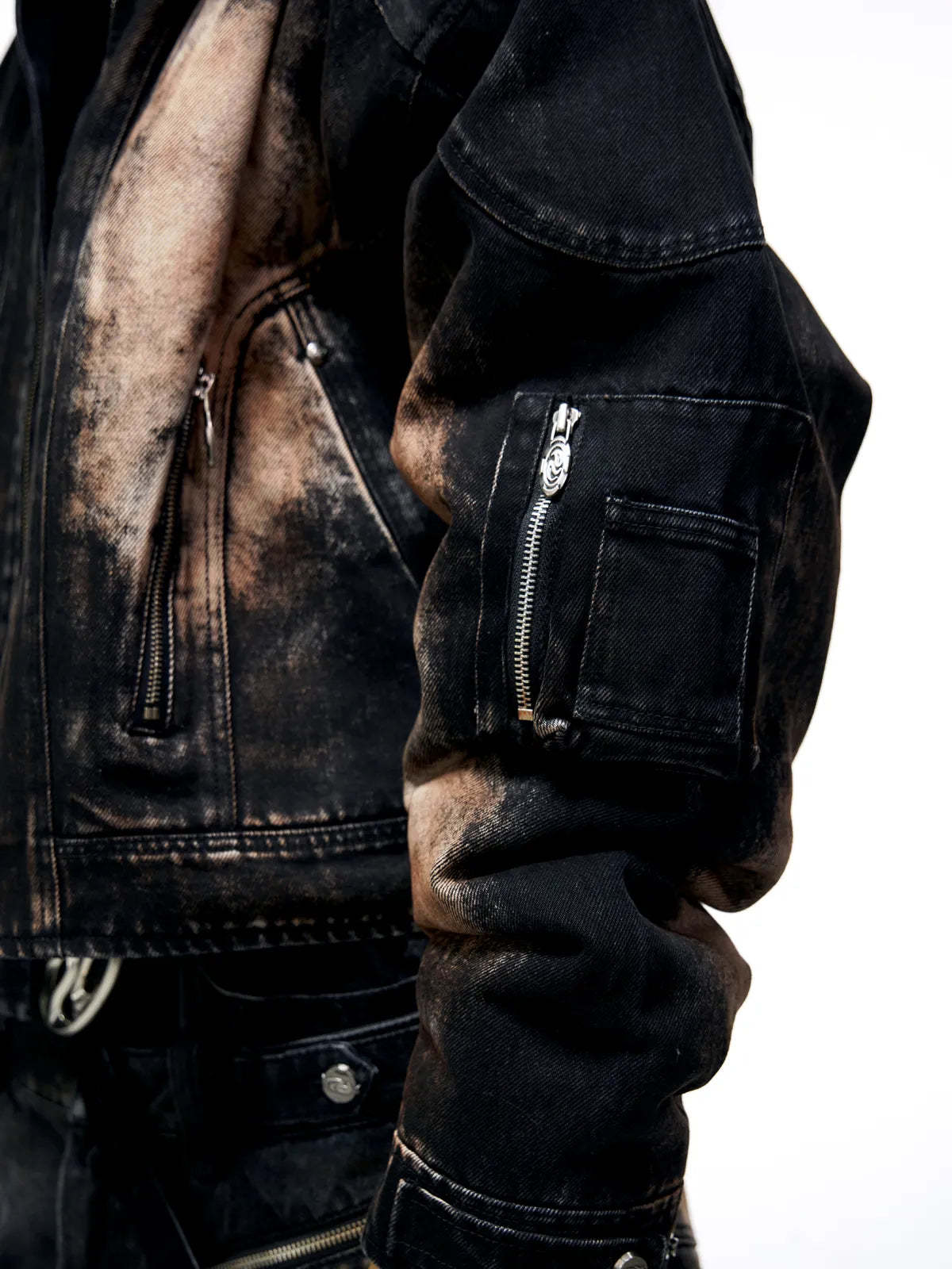 Dirty Wash Denim Jacket (only 60 pieces)-IYAMIUIO