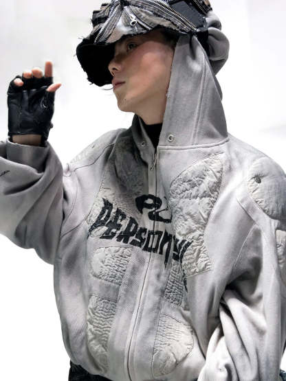 Racer Hoodie Jacket-IYAMIUIO