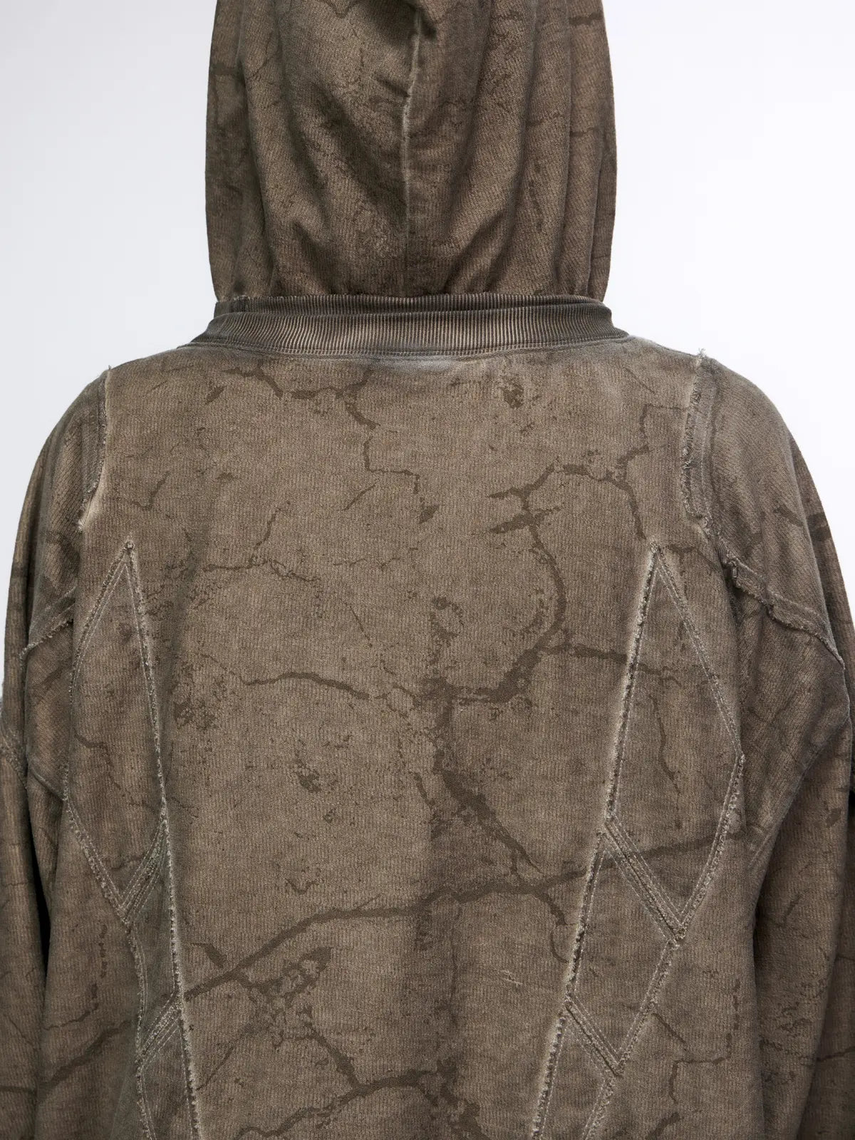 Vintage Sun Totem Distressed Hoodies-IYAMIUIO