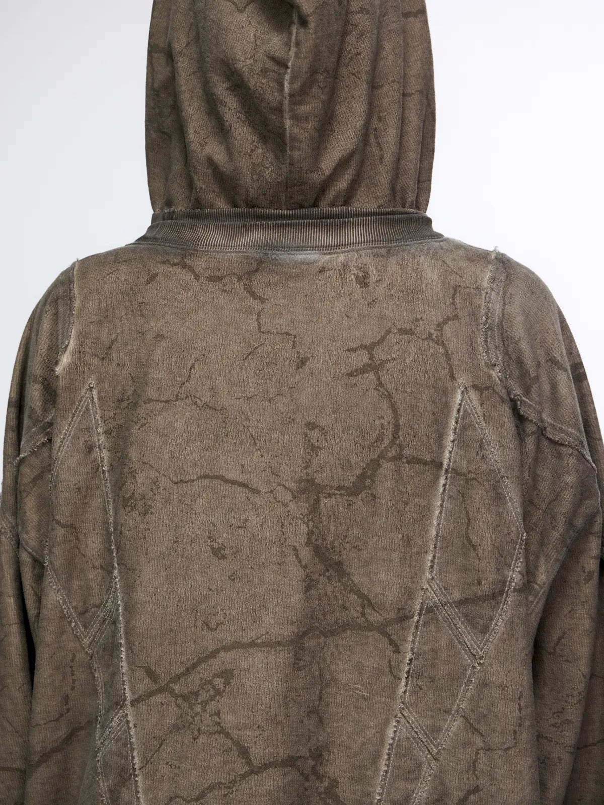 Vintage Sun Totem Distressed Hoodies-IYAMIUIO