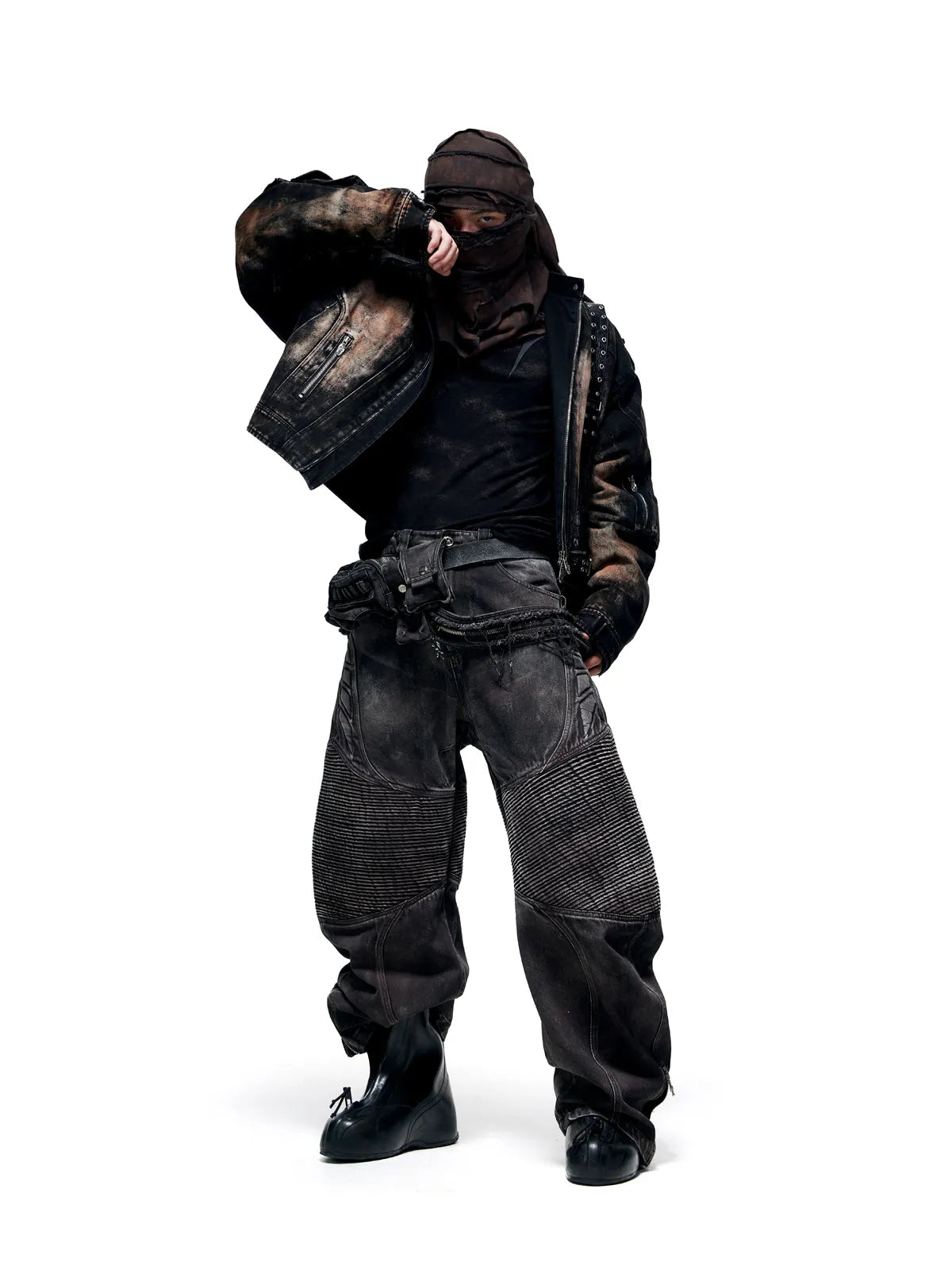 Dirty Wash Denim Jacket (only 60 pieces)-IYAMIUIO