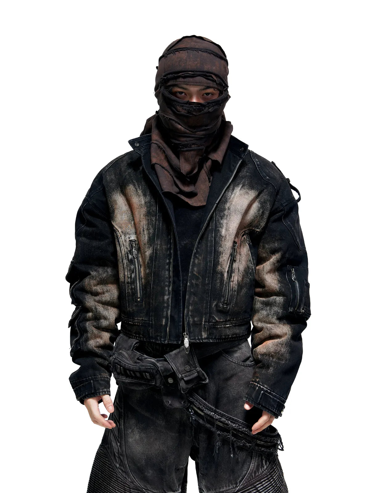 Dirty Wash Denim Jacket (only 60 pieces)-IYAMIUIO