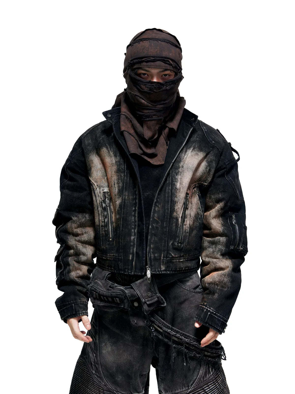 Dirty Wash Denim Jacket (only 60 pieces)-IYAMIUIO