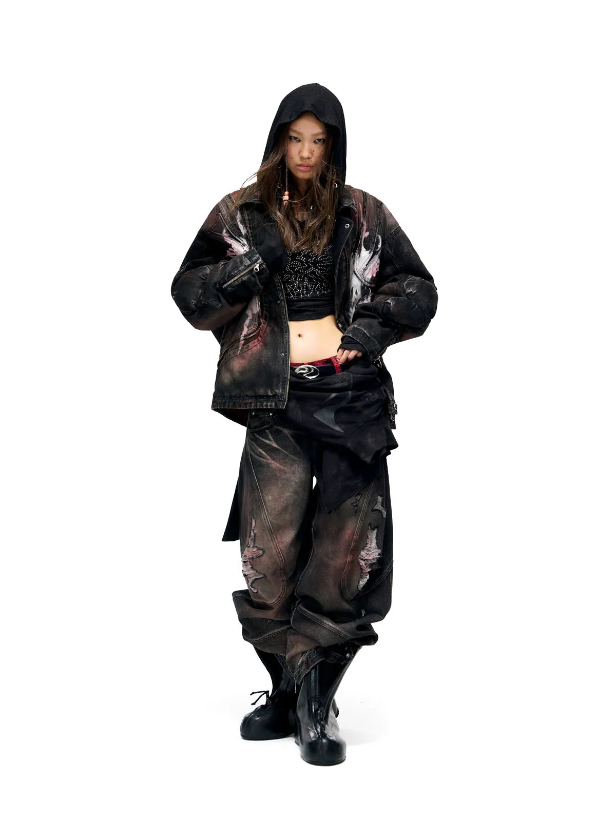 Scarlet Denim Jacket (only 60 pieces)-IYAMIUIO