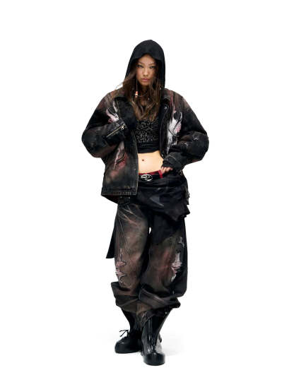 Scarlet Denim Jacket (only 60 pieces)-IYAMIUIO