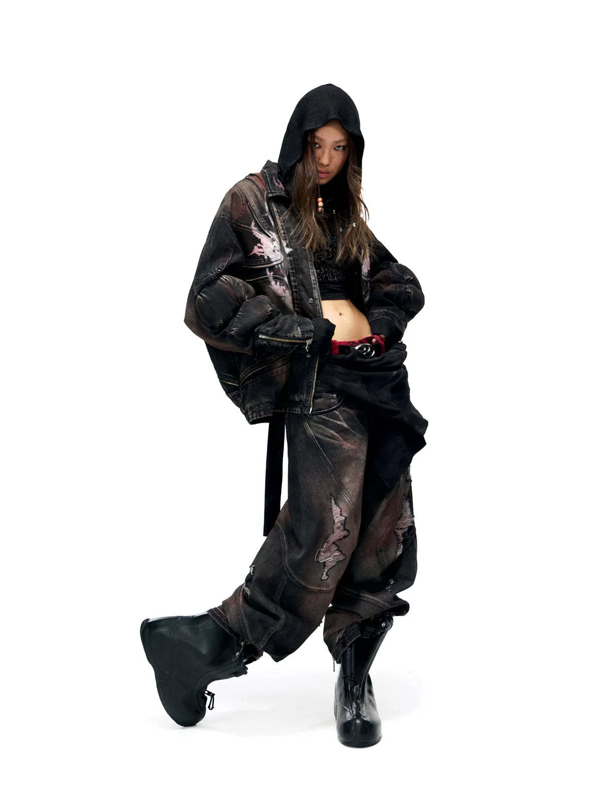 Scarlet Denim Jacket (only 60 pieces)-IYAMIUIO