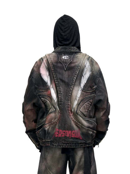 Scarlet Denim Jacket (only 60 pieces)-IYAMIUIO