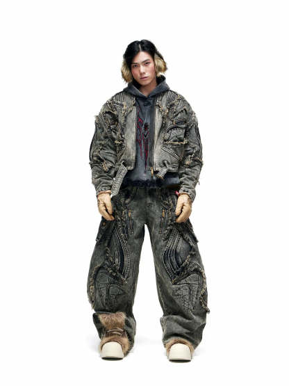 Aliens Denim Jacket (only 60 pieces)-IYAMIUIO