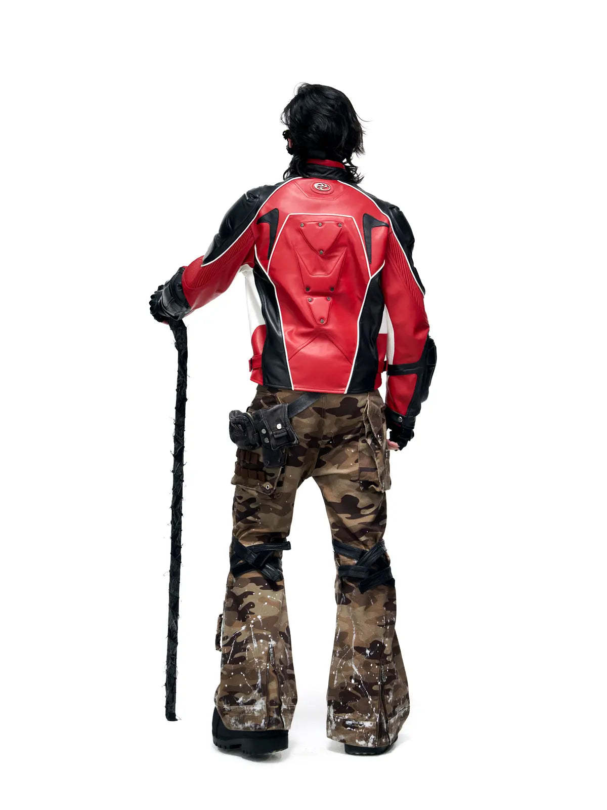 Mico-flare Camo Cargo Pant-IYAMIUIO