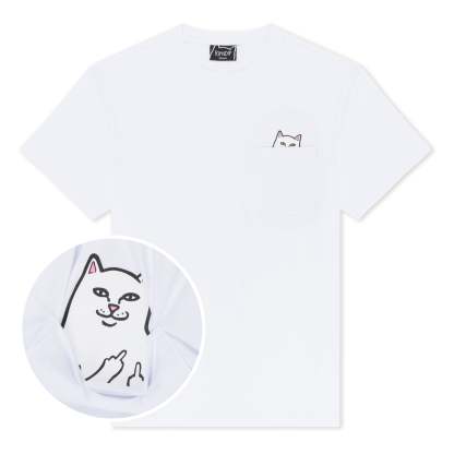 Lord Nermal S/S Pocket Tee (White)-IYAMIUIO