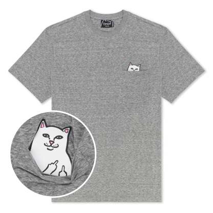 Lord Nermal S/S Pocket Tee (Heather Grey)-IYAMIUIO